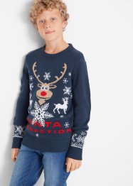 Pletený svetr s vánočním motivem, pro chlapce, bpc bonprix collection