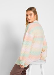 Dlouhý pletený kabátek s barevným přechodem, bpc selection