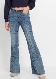 Zvonové džíny s různými vzory, RAINBOW