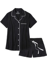 Krátké pyžamo s knoflíkovou légou, bpc bonprix collection