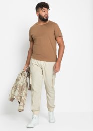 Tričko se srolovanými lemy, Slim Fit (2 ks), organická bavlna, RAINBOW
