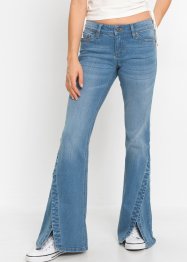 Široké džíny s knoflíkovou légou z organické bavlny, RAINBOW