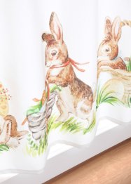 Vitrážková záclona se zajíčky, bpc living bonprix collection
