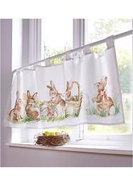 Vitrážková záclona se zajíčky, bpc living bonprix collection