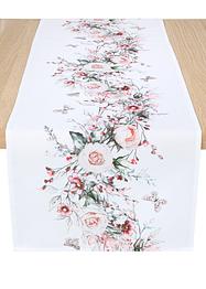 Běhoun na stůl s potiskem růží, bpc living bonprix collection