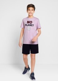 Dětské tričko + bermudy, organická bavlna (2dílná souprava), bpc bonprix collection