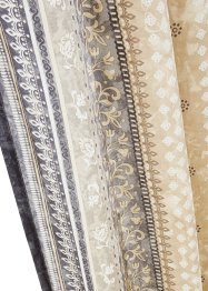 Bavlněná záclona s ornamentovým vzorem, bpc living bonprix collection