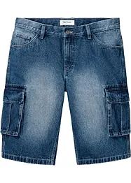 Džínové Cargo bermudy, Relaxed Fit, bonprix