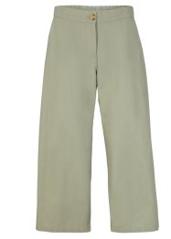 Lněné kalhoty Culotte s pohodlnou pasovkou, bpc bonprix collection