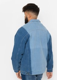 Strečová džínová bunda v patchworkovém vzhledu, Loose Fit, RAINBOW