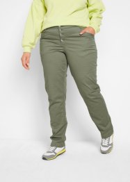 Strečové kalhoty se zmačkaným efektem, bpc bonprix collection