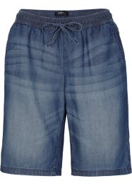 Lehké džínové šortky s TENCEL™ Lyocell a pohodlnou pasovkou, bpc bonprix collection