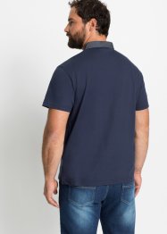 Pólo tričko s džínovým límečkem, krátký rukáv, John Baner JEANSWEAR