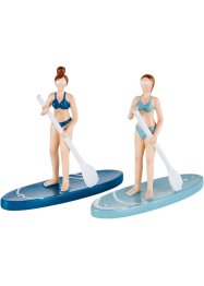 Dekorační figurka se Stand up paddle board (2 ks), bpc living bonprix collection