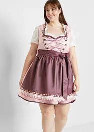 Dirndl se zástěrou, délka nad kolena (2dílná soupr.), bonprix