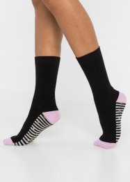 Ponožky s lemy bez potisku (5 párů), z organické bavlny, bpc bonprix collection