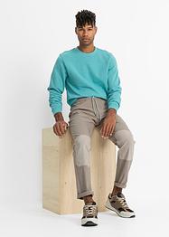 Kalhoty bez zapínání Chino se vsadkami na kolenou, Regular Fit Straight, RAINBOW