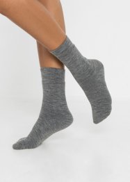 Termo ponožky (4 ks v balení) s přáním, bpc bonprix collection