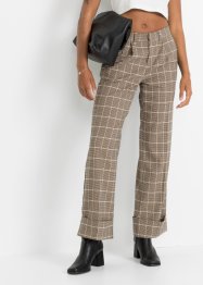 Kalhoty Tailoring s kohoutí stopou a širokými nohavicemi, RAINBOW
