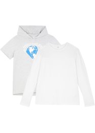 Dětské triko a triko s dlouhým rukávem (2dílná soupr.), bpc bonprix collection