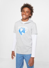 Dětské triko a triko s dlouhým rukávem (2dílná soupr.), bpc bonprix collection