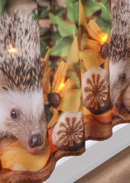 LED vitrážková záclona s motivem ježka, bpc living bonprix collection