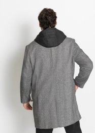 Krátký kabát s vyjímatelnou ochranou proti větru a s kapucí, bpc selection
