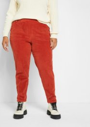 Manšestrové kalhoty s pohodlnou pasovkou, délka po kotníky, bpc bonprix collection