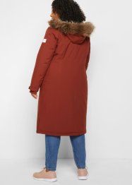 Funkční kabát s kapucí a odnímatelným imitátem kožešiny, bpc bonprix collection