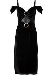 Carmen šaty s ozdobnou sponou, BODYFLIRT boutique