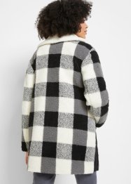 Krátký těhotenský/nosící kabát s medvídkovou kožešinou, bpc bonprix collection