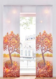 Vitrážková LED záclona s podzimním motivem (1 ks), bpc living bonprix collection