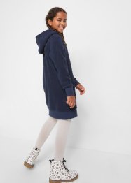 Dívčí flísové šaty s kapucí, bpc bonprix collection