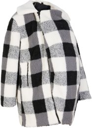 Krátký těhotenský/nosicí kabát s medvídkovou kožešinou, bpc bonprix collection