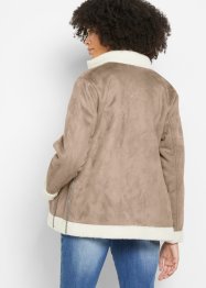 Těhotenská/nosicí bunda s imitátem jehněčí kožešiny, bpc bonprix collection