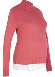 Těhotenský pulovr s halenkovou vsadkou, bpc bonprix collection