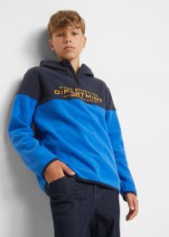 Flísové triko s kapucí a zipem, pro chlapce, bpc bonprix collection