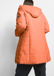 Prošívaná dlouhá bunda s kapucí, s recyklovaným polyesterem, bpc bonprix collection