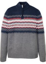 Norský svetr s límečkem na zapínání, bpc bonprix collection