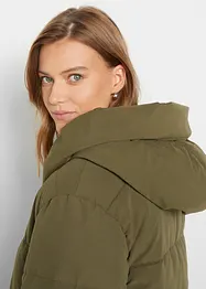 Prošívaný oversize kabát, bonprix