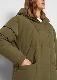 Prošívaný oversize kabát, bonprix