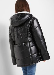 Dívčí zimní prošívaný kabát s palčáky, bpc bonprix collection