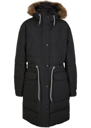 Termo kabát s umělou kožešiou a kapucí, bpc bonprix collection