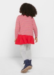 Dívčí žerzejové šaty + legíny (2dílná souprava), bpc bonprix collection
