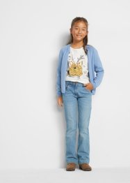 Dívčí tričko s dlouhým rukávem a pajetkami, bpc bonprix collection