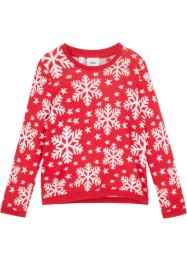 Dívčí pletený svetr se zimním motivem, bpc bonprix collection