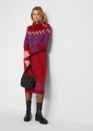 Pletené šaty s norským vzorem, bpc bonprix collection