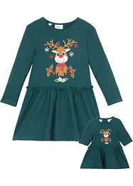 Žerzejové šaty + šaty pro panenku, z čisté organické bavlny (2dílná souprava), bonprix