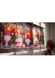 Vitrážková LED záclona s vánočním potiskem, bpc living bonprix collection