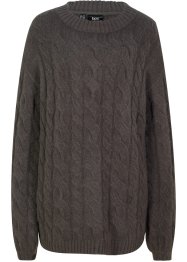 Oversized svetr s copánkovým vzorem, bpc bonprix collection